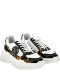 Versace Jeans Couture Barocco-print platform sneakers - White