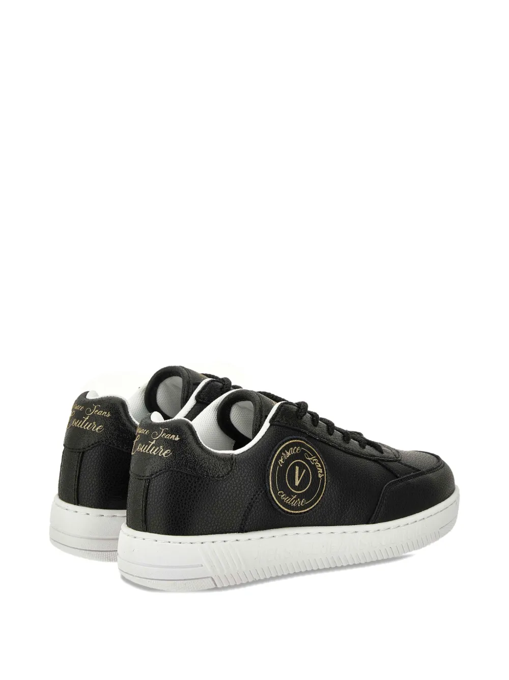Versace Jeans Couture logo-patch sneakers Black