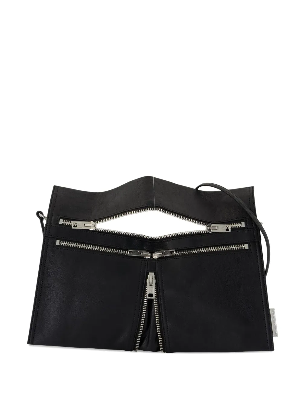 Alexander Wang medium Geo leather zip-detail tote bag Zwart