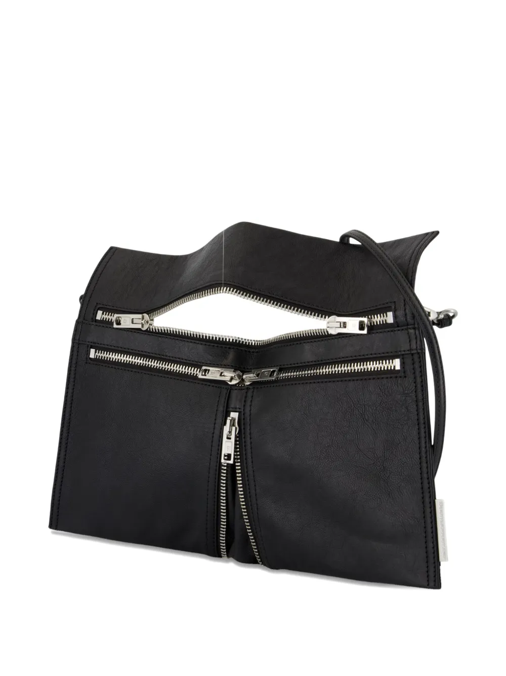 Alexander Wang medium Geo leather zip-detail tote bag Zwart