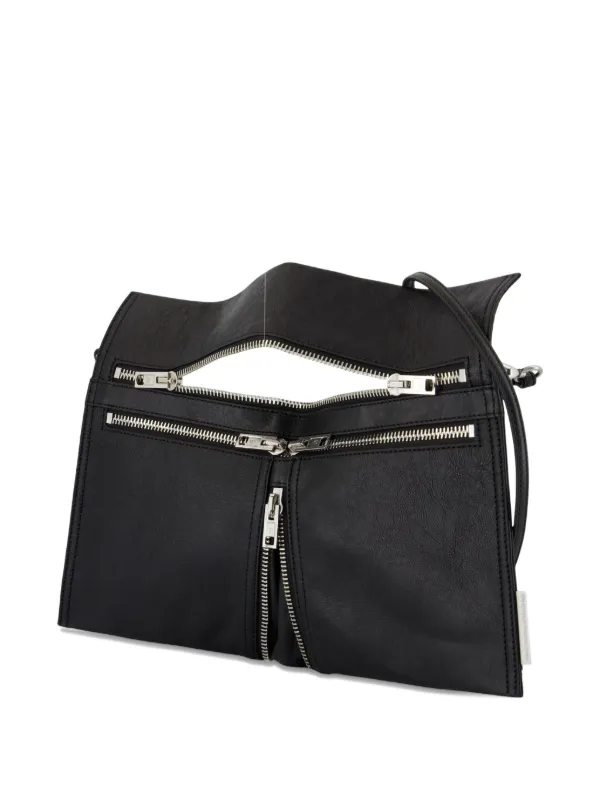 Alexander Wang Medium Geo Leather zip-detail Tote Bag | Black