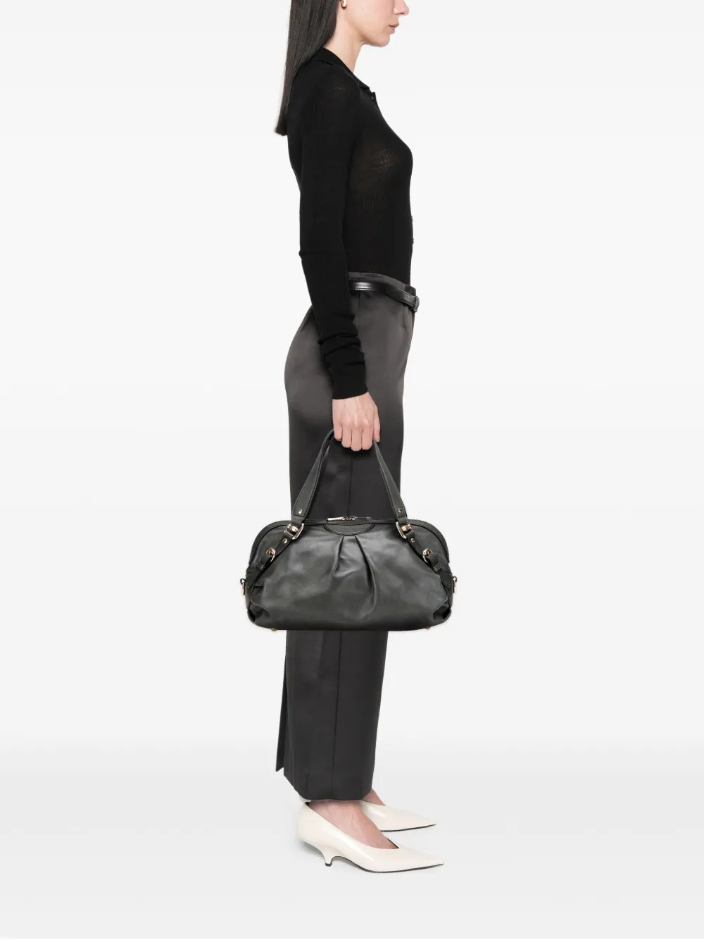 Gucci Pre-Owned 2000-2015 Leather Bridle satchel | Pre-Owned | Image 2