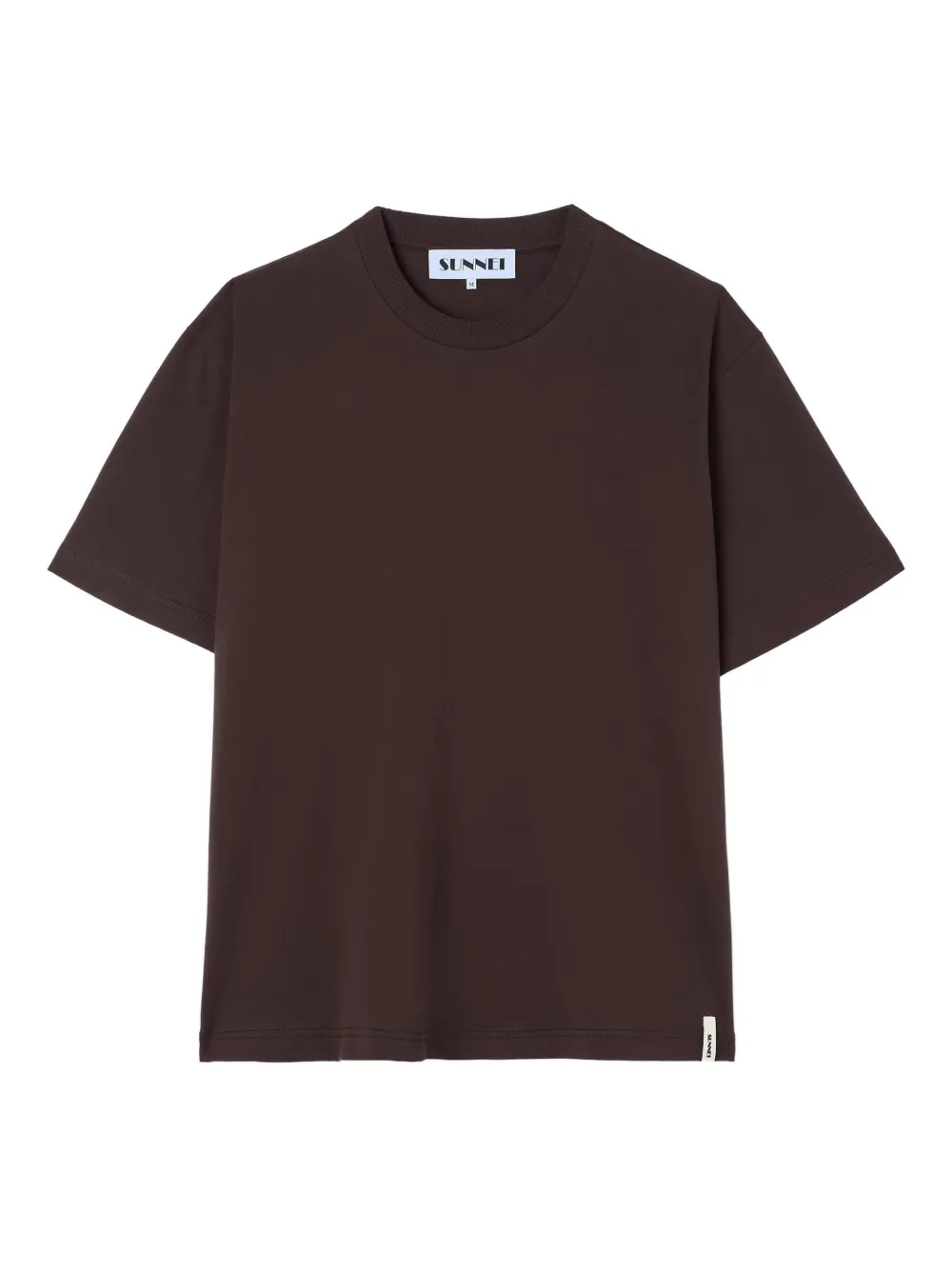 Sunnei Cotton T-shirt In Brown