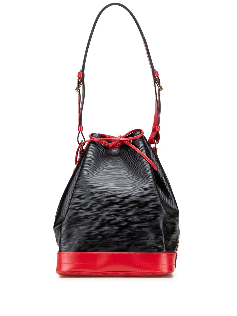 Louis Vuitton Pre-Owned 1995 エピ バイカラーノエ GM バケットバッグ - ブラック Louis Vuitton Pre-Owned 1995 エピ バイカラーノエ GM バケットバッグ - ブラック