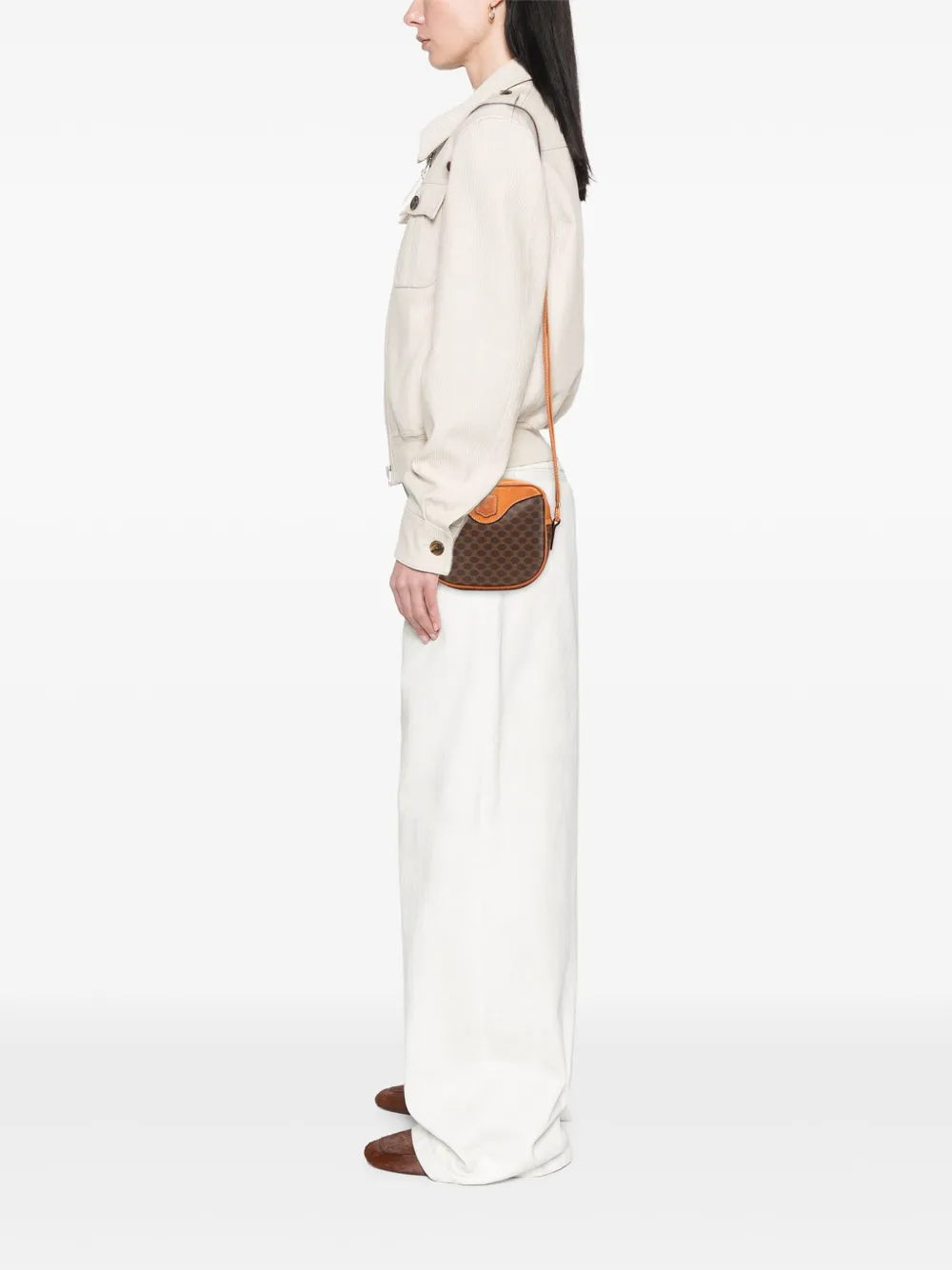 Céline Pre-Owned 2007 Macadam Coated Canvas crossbody bag | Pre-Owned | Image 2