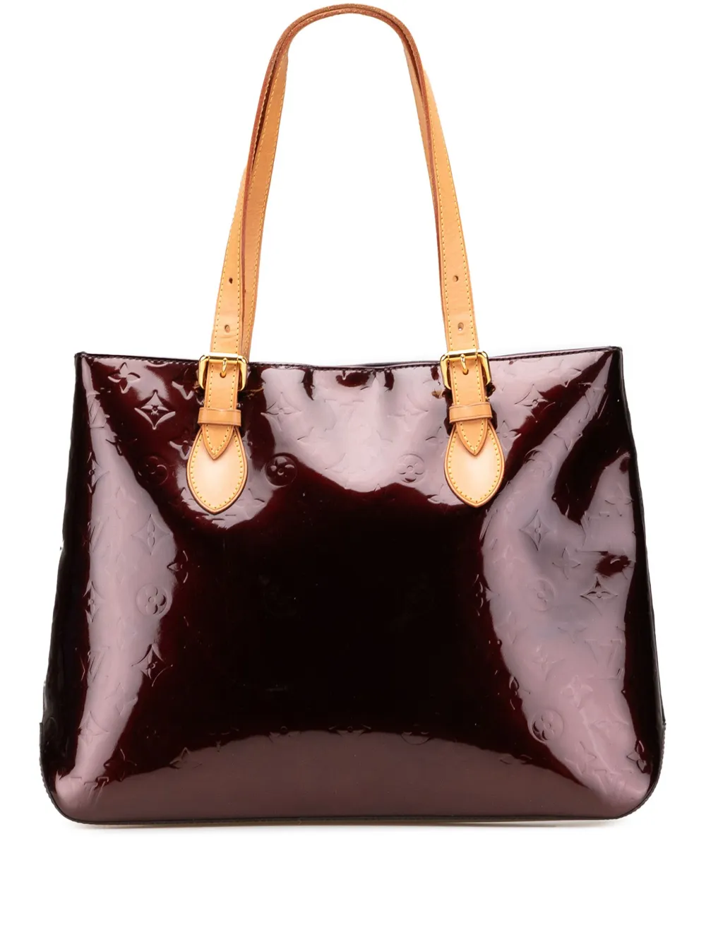 Louis Vuitton Pre-Owned 1998-2025 モノグラム ヴェルニ ブレントウッド ハンドバッグ - パープル Louis Vuitton Pre-Owned 1998-2025 モノグラム ヴェルニ ブレントウッド ハンドバッグ - パープル