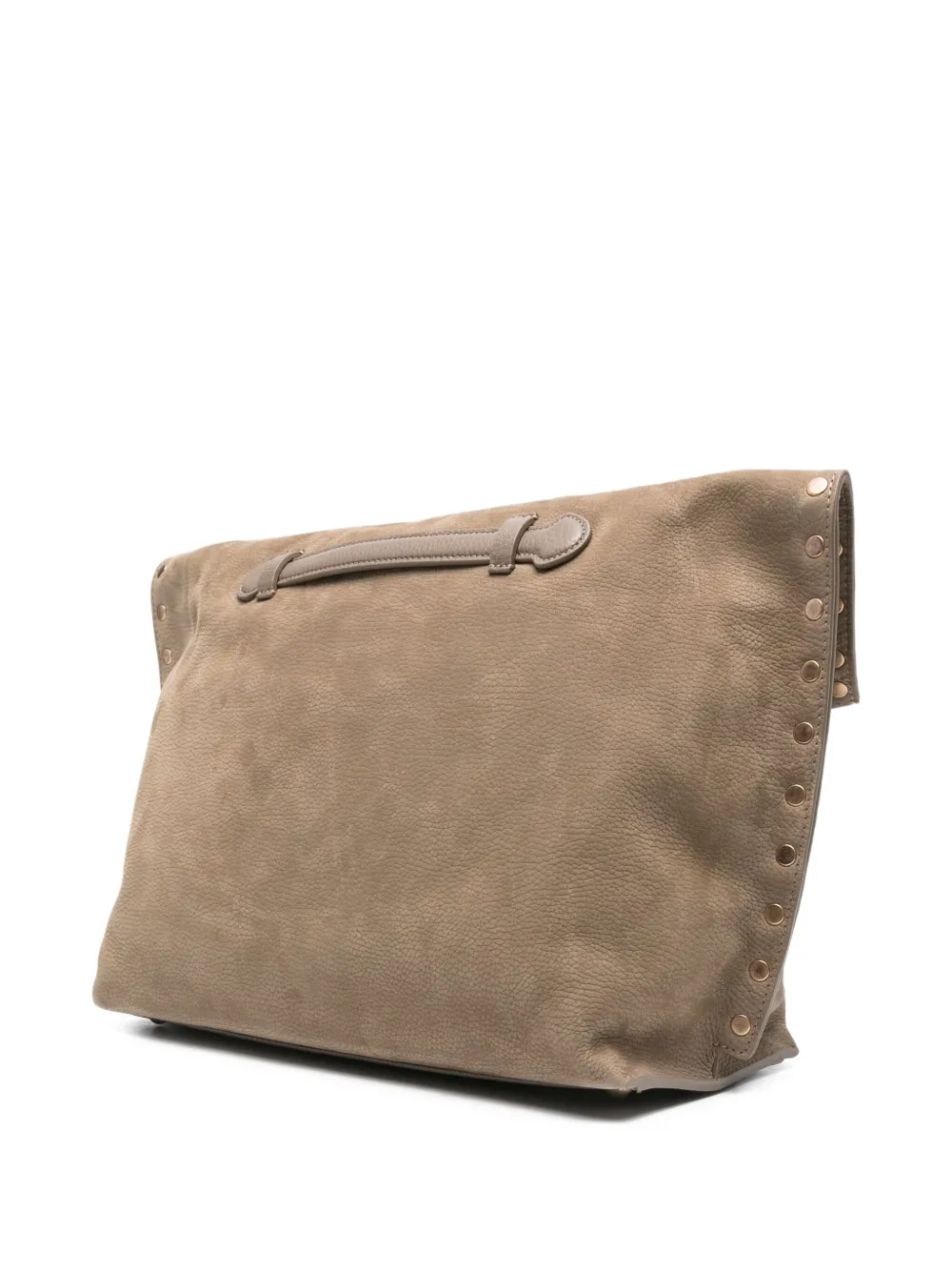 Zanellato A Spasso shopper verfraaid met studs Grijs