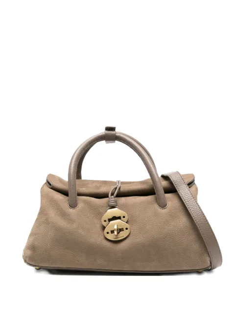 Zanellato top-handle studded tote bag