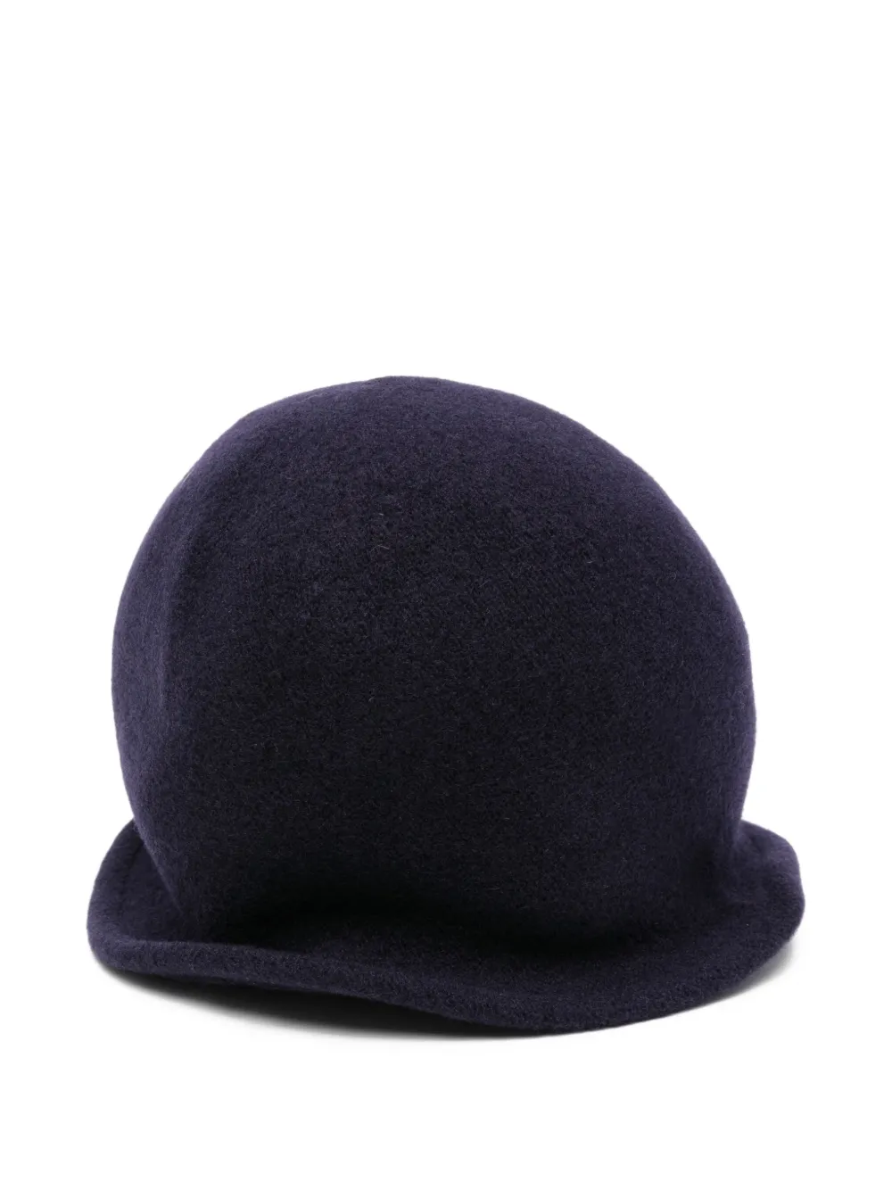 Emporio Armani wool flat-top hat Blauw