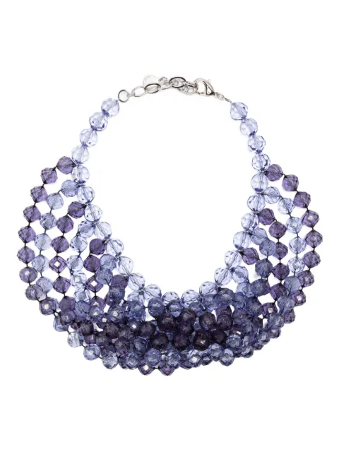 Emporio Armani faceted-spheres multistrand necklace