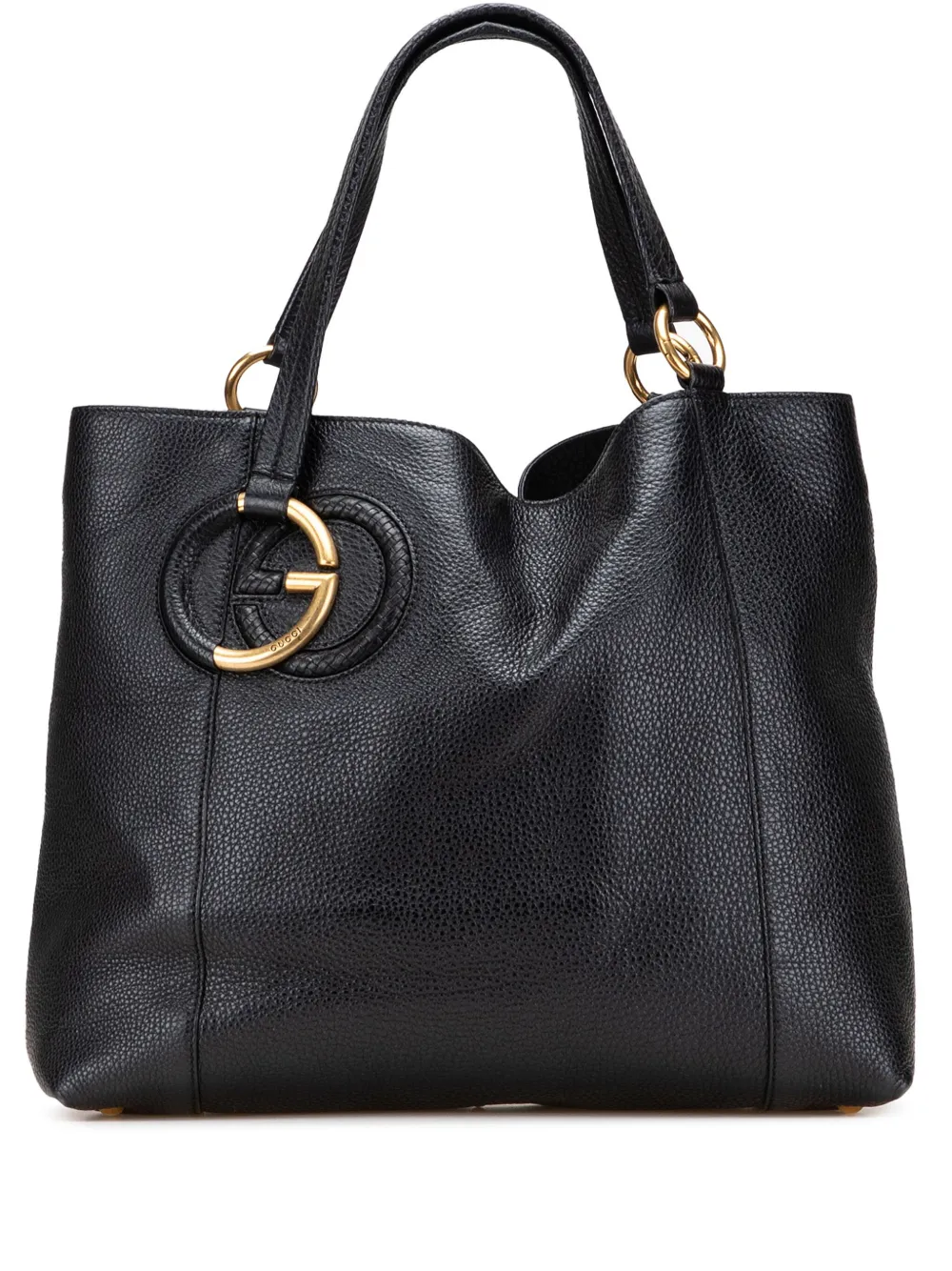Gucci Pre-Owned 2000-2015 Medium Pebbled Calfskin Twill tote bag - Gucci Pre-Owned 2000-2015 Medium Pebbled Calfskin Twill tote bag -