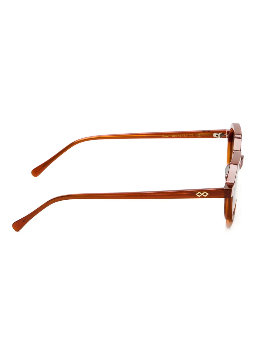 Karen Wazen Drew round-frame sunglasses - Bruin