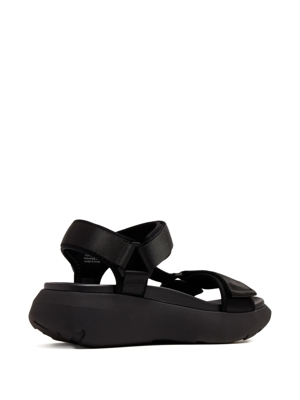 ONWUAD platform touch-strap sandals Black