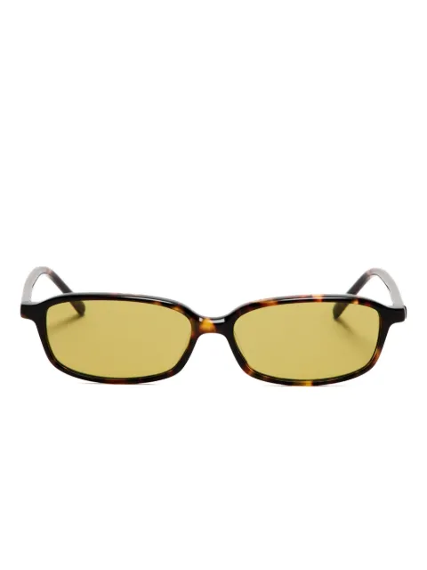Karen Wazen tortoiseshell rectangle sunglasses