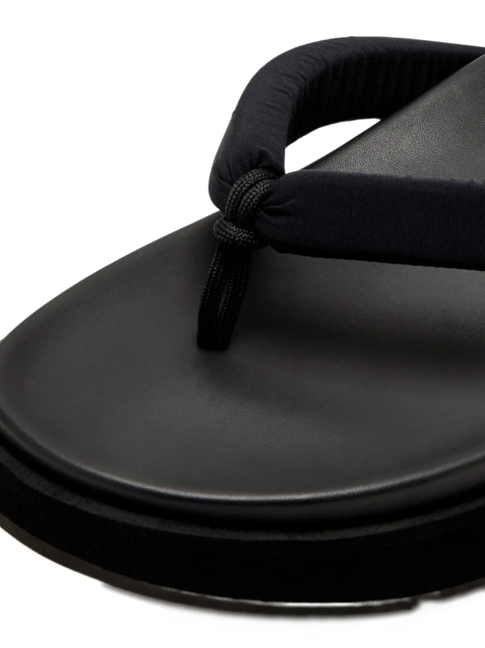 ONWUAD Cuda padded-thong sandals Black