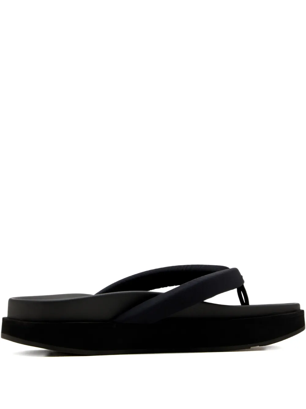 ONWUAD Cuda padded-thong sandals Black