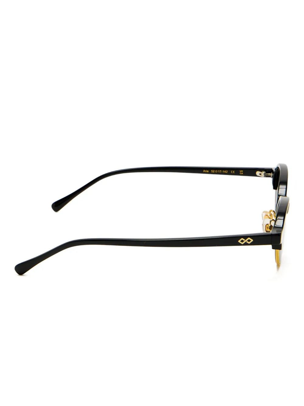 Karen Wazen round-frame sunglasses - Zwart