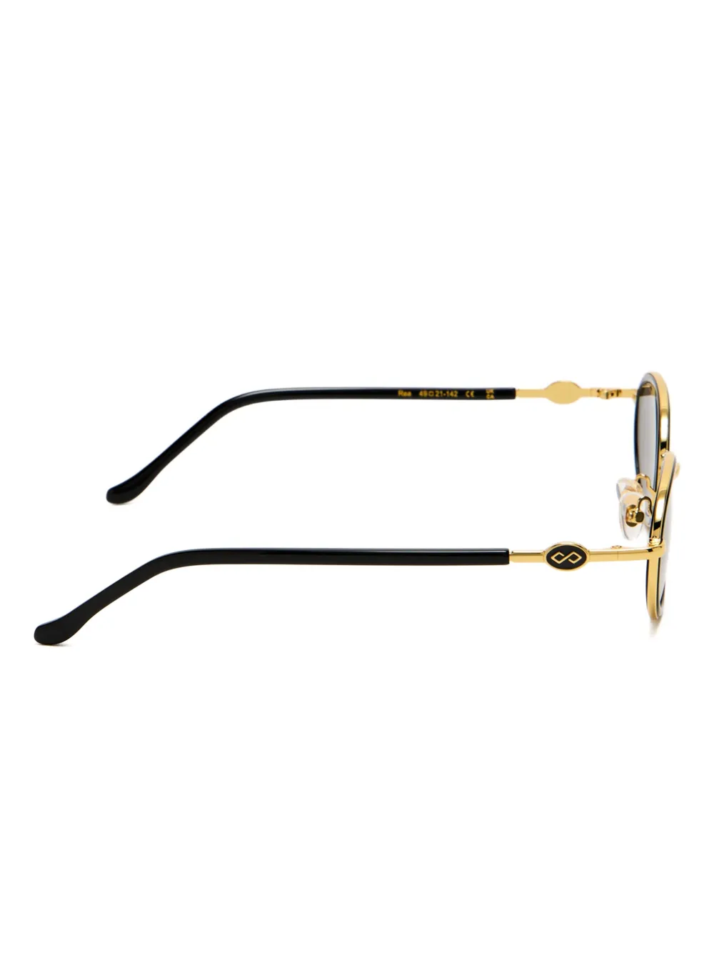 Karen Wazen Rea oval-frame sunglasses - Zwart