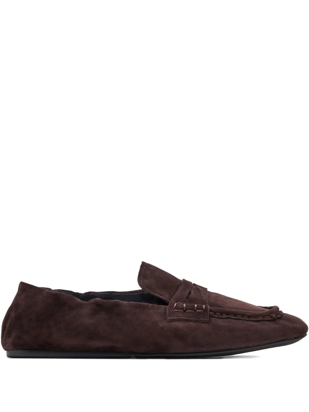 Senso suede penny loafers Brown