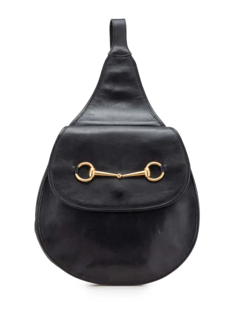 Gucci Pre-Owned 20th Century Leather Horsebit Sling Bag crossbody bag