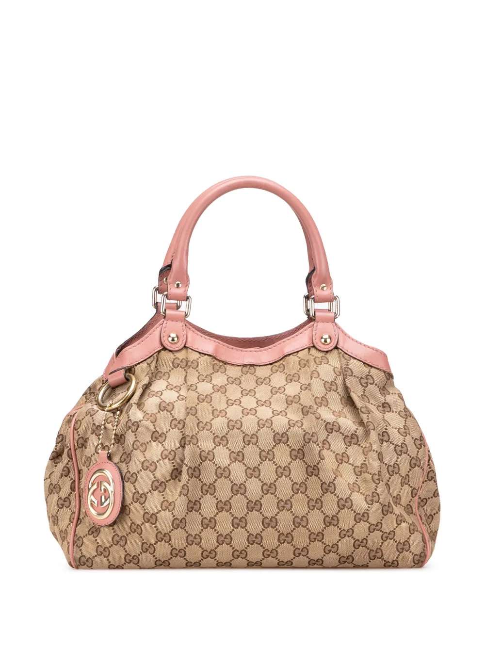 Gucci Pre-Owned 2000-2015 ミディアム GGキャンバス スーキー トートバッグ - ピンク Gucci Pre-Owned 2000-2015 ミディアム GGキャンバス スーキー トートバッグ - ピンク