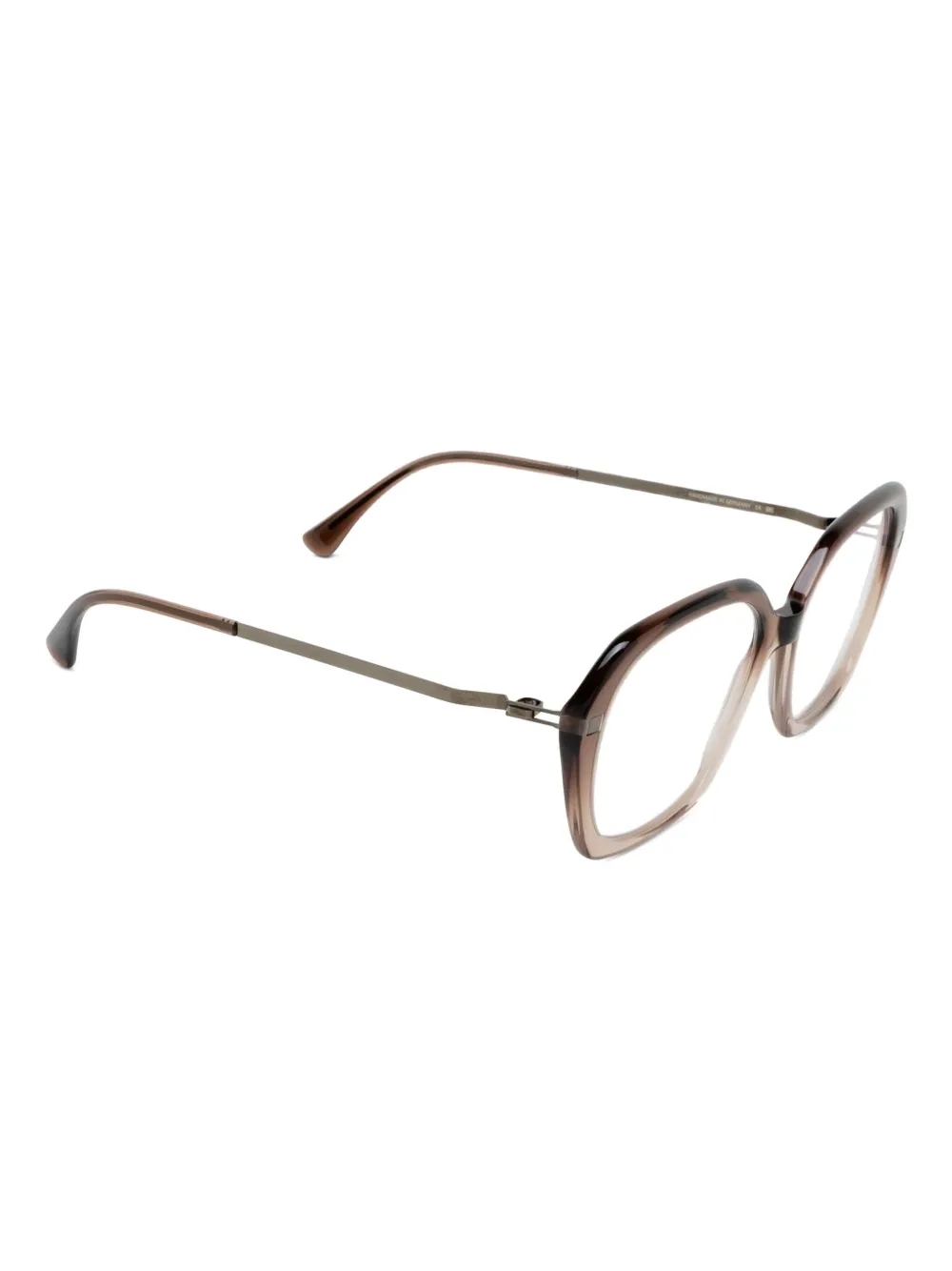 Mykita Lite Marelle bril met geometrisch montuur Bruin