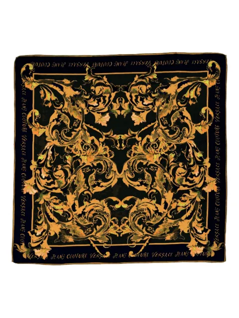 Versace Jeans Couture baroque-print silk scarf