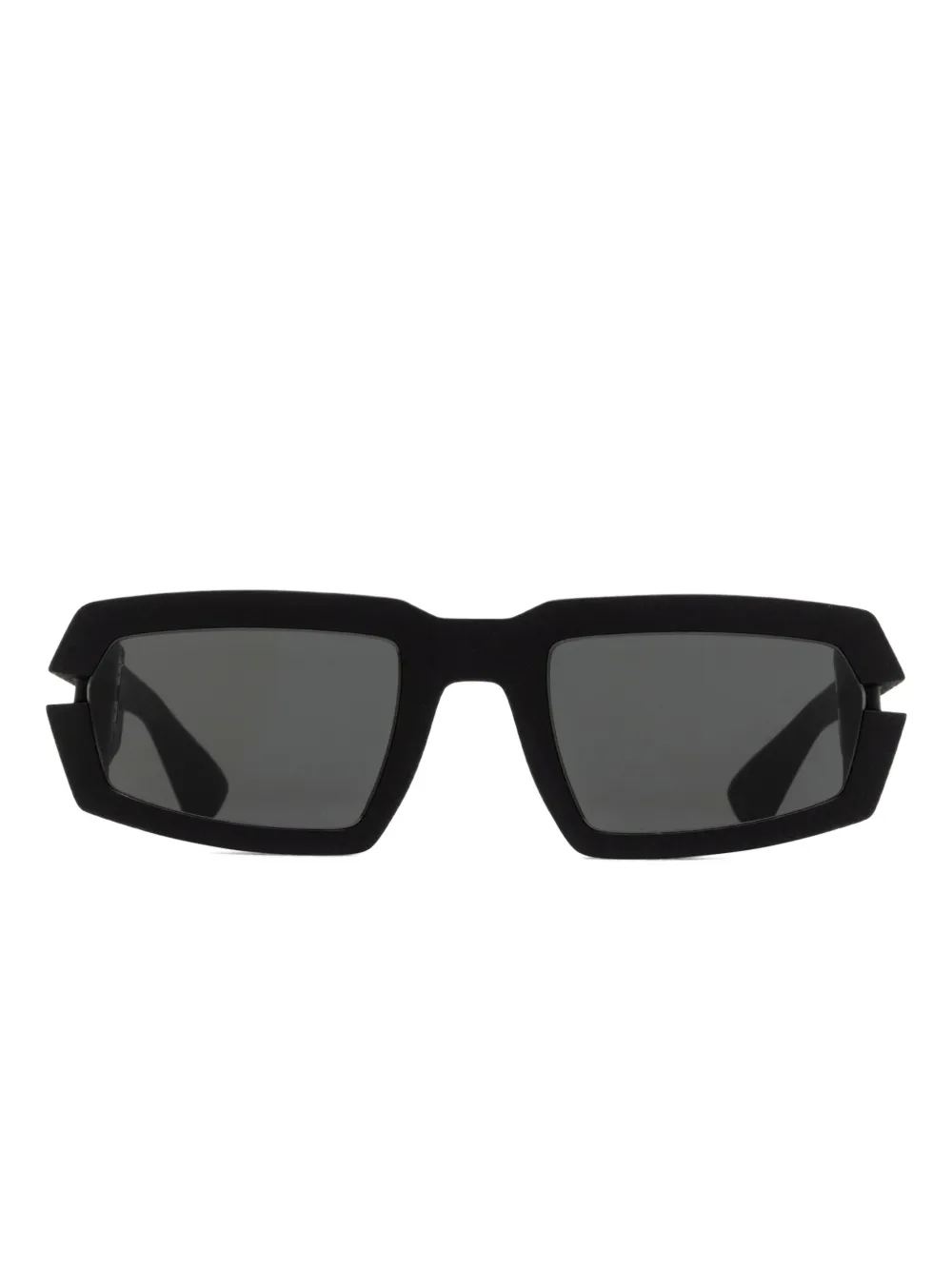 Mykita Incheon zonnebril met vierkant montuur Zwart