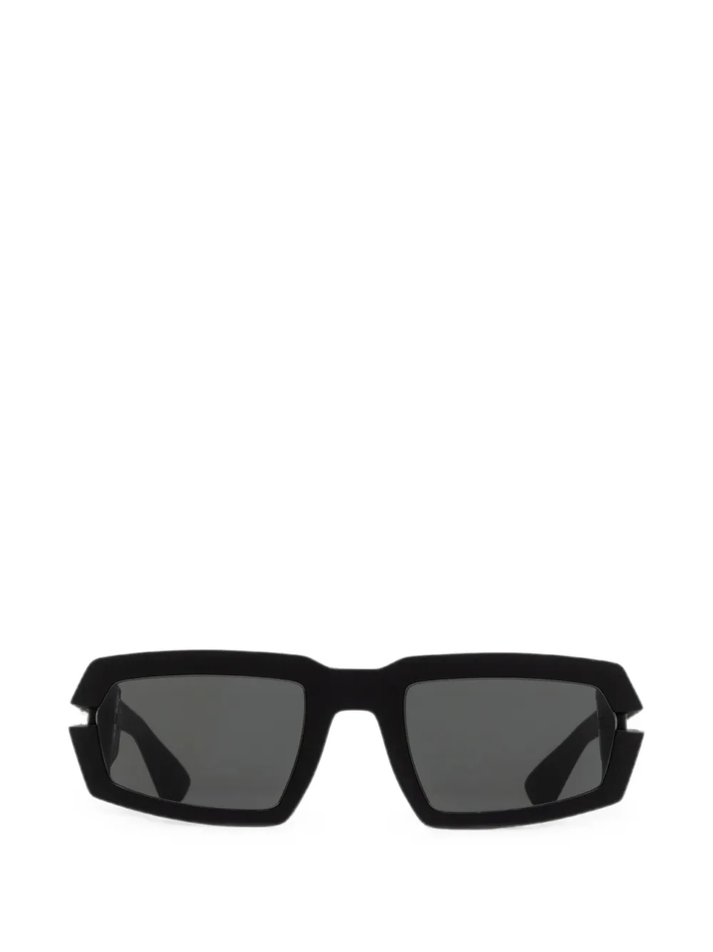 Mykita Incheon zonnebril met vierkant montuur Zwart