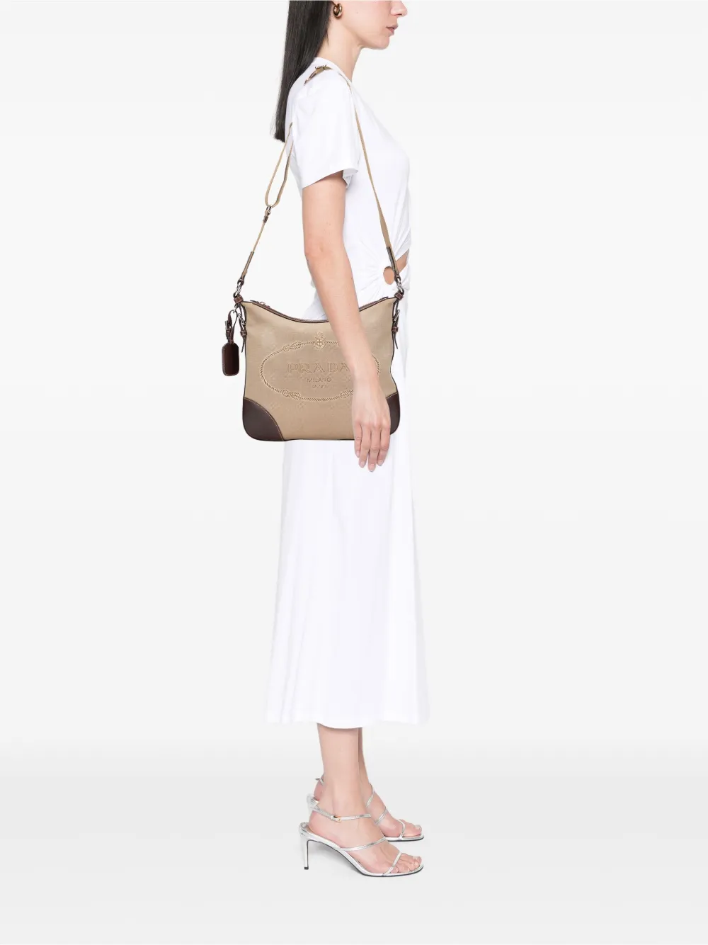 Prada Pre-Owned 2010-2025 Canvas Canapa Logo crossbody bag | Pre-Owned | Image 2