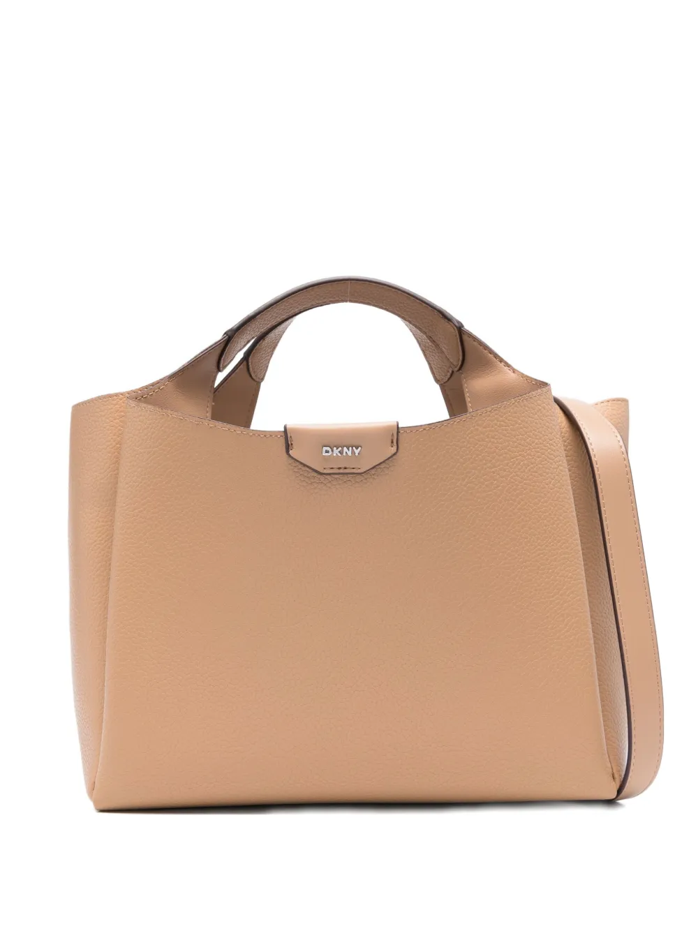 DKNY small logo-detail tote bag Beige