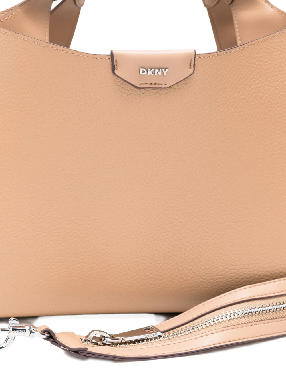DKNY small logo-detail tote bag Beige
