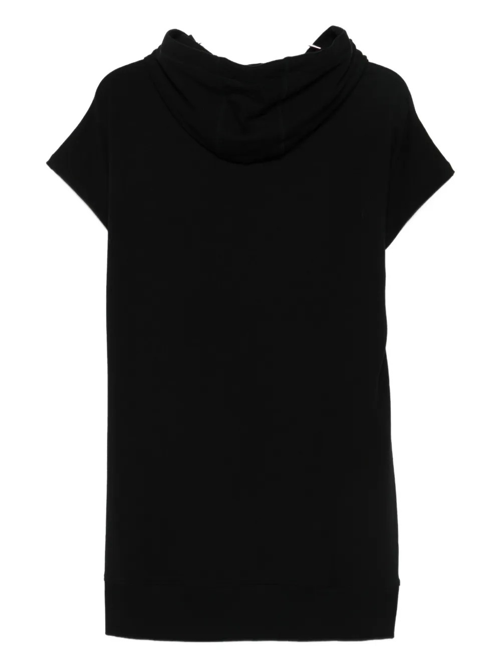 DKNY hooded mini dress Zwart