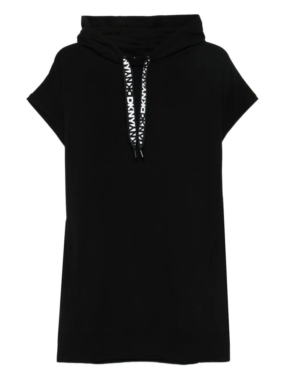 hooded mini dress