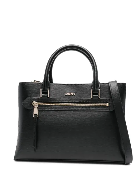 DKNY small logo-plaque tote bag