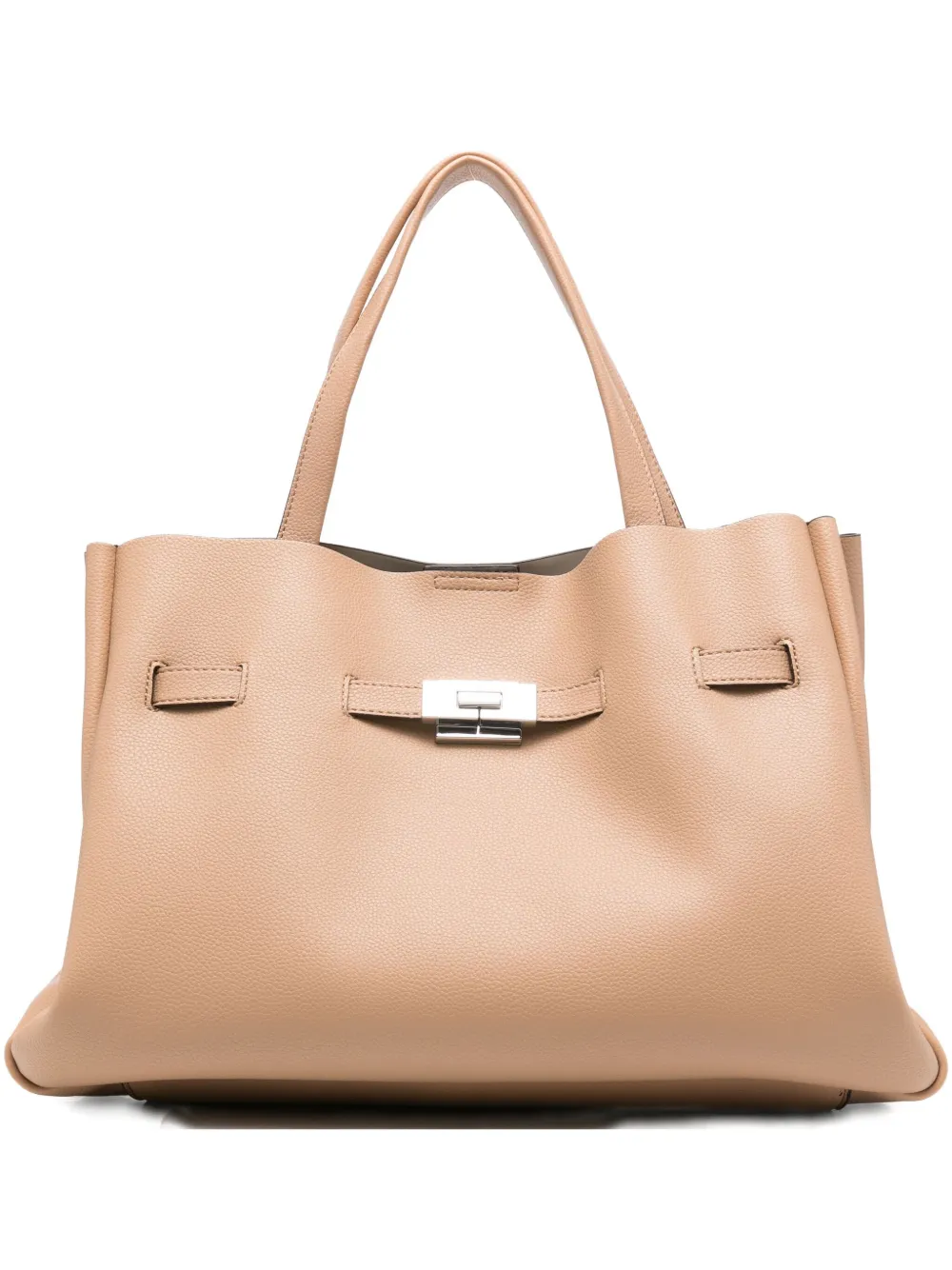 Dkny Buckle-fastening Tote Bag In Red