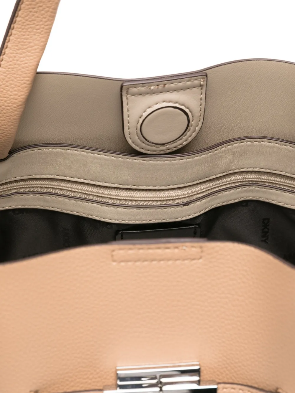 Dkny Buckle-fastening Tote Bag In Red