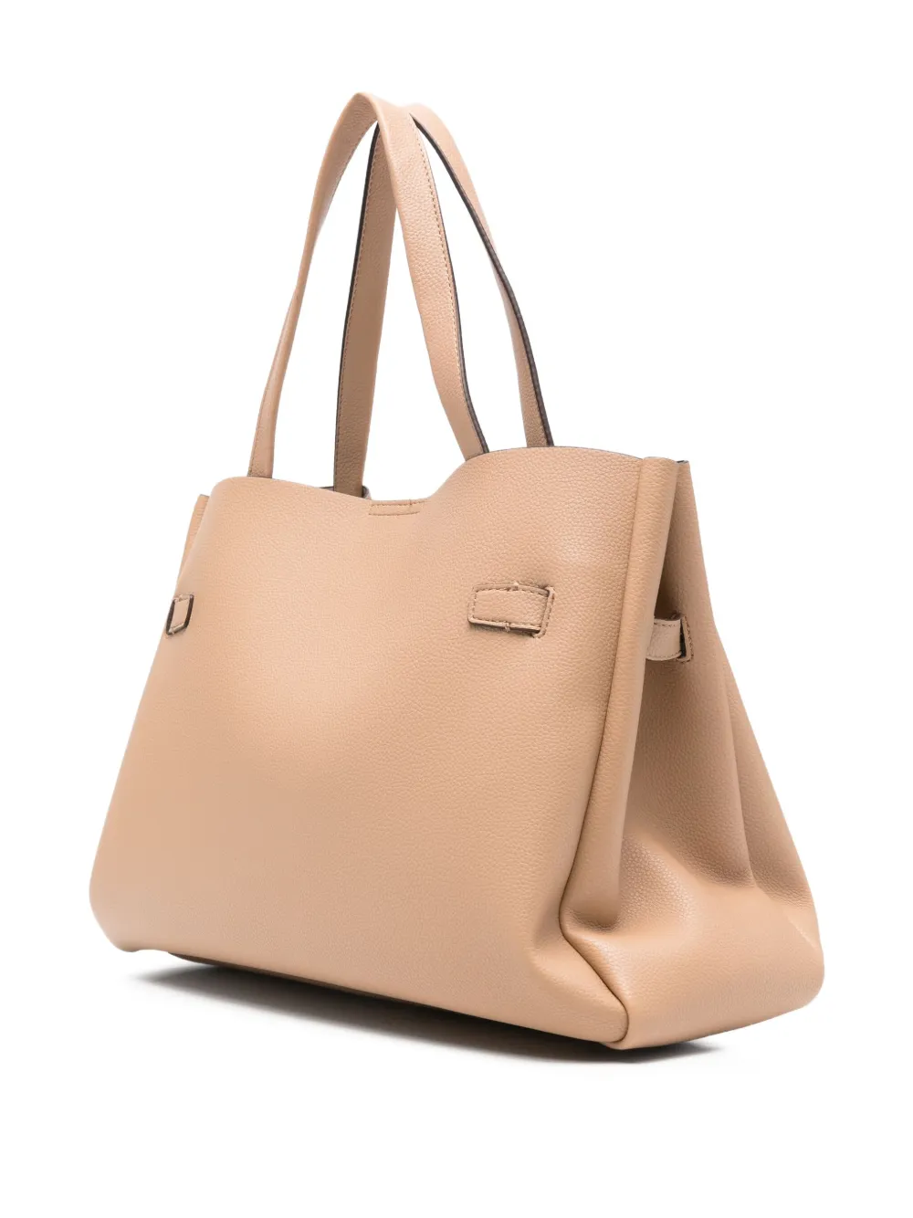 DKNY Shopper met gespsluiting Beige