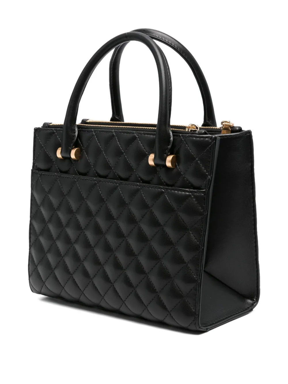 DKNY quilted tote bag Zwart