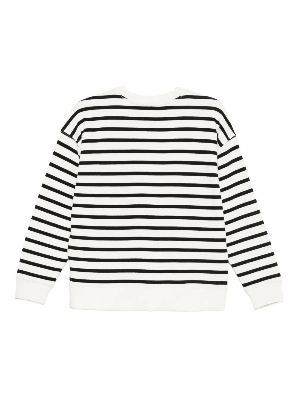 DKNY striped cotton sweatshirt Wit