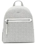 DKNY Bryant Ave logo-plaque backpack - Grey