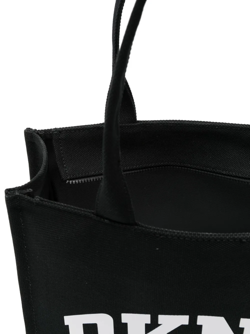DKNY medium logo-print tote bag Zwart