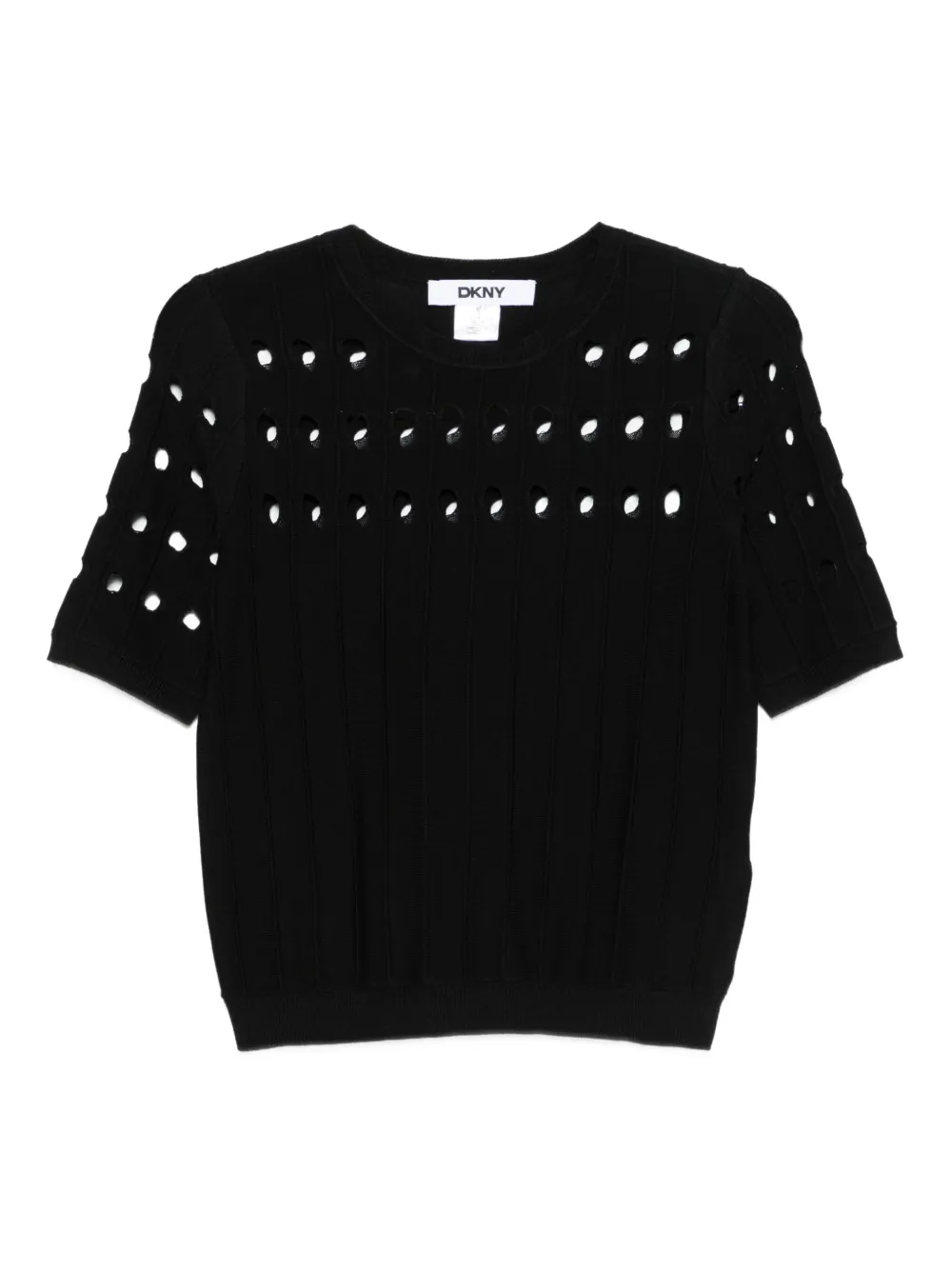 cut-out ribbed sweater