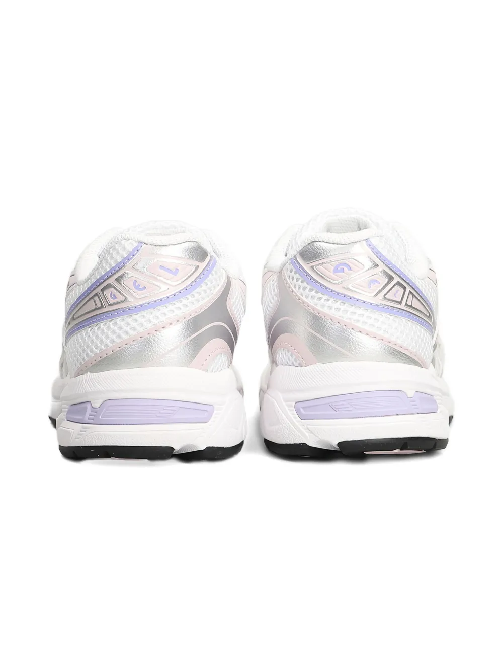 Asics Kids mesh lace-up sneakers White