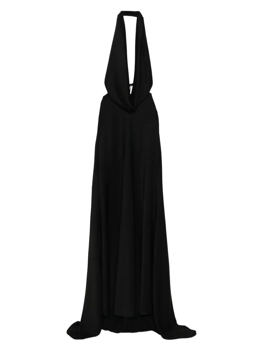 Alex Perry Maxi-jurk met hoge hals Zwart