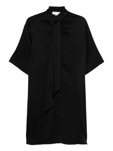 Stella McCartney vestido corto con moño en el cuello