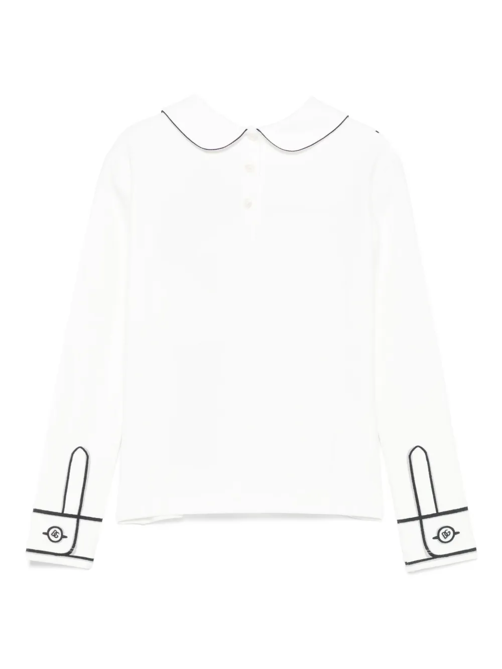 Dolce & Gabbana Kids Bluse mit Tromp-l'oeil-Print | Blusen | Image 2