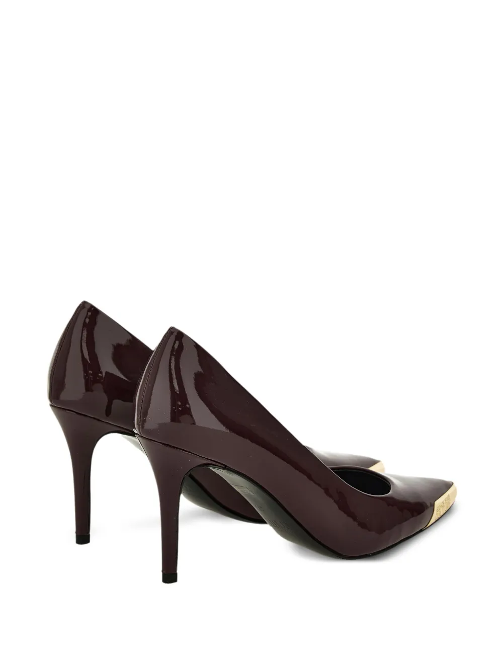 Versace Jeans Couture 85mm patent-leather pumps Purple