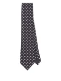 TOM FORD polka dot-pattern silk tie - Purple