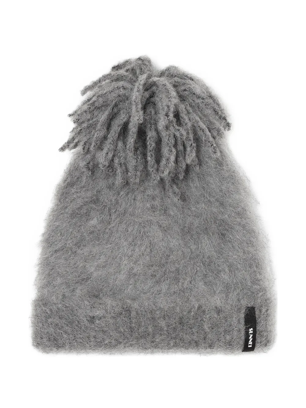 Sunnei hairy knit beanie - Grigio